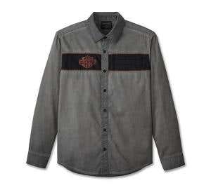 HARLEY-DAVIDSON MENS IRON BOND LONG SLEEVE SHIRT