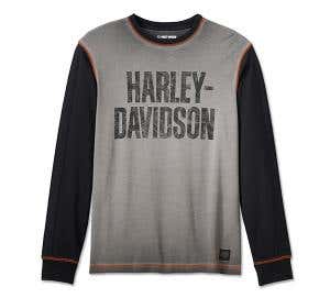 HARLEY-DAVIDSON MENS IRON BAR LONG SLEEVE TEE