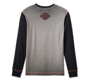 HARLEY-DAVIDSON MENS IRON BAR LONG SLEEVE TEE