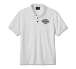HARLEY-DAVIDSON MENS BAR & SHIELD POLO SHIRT