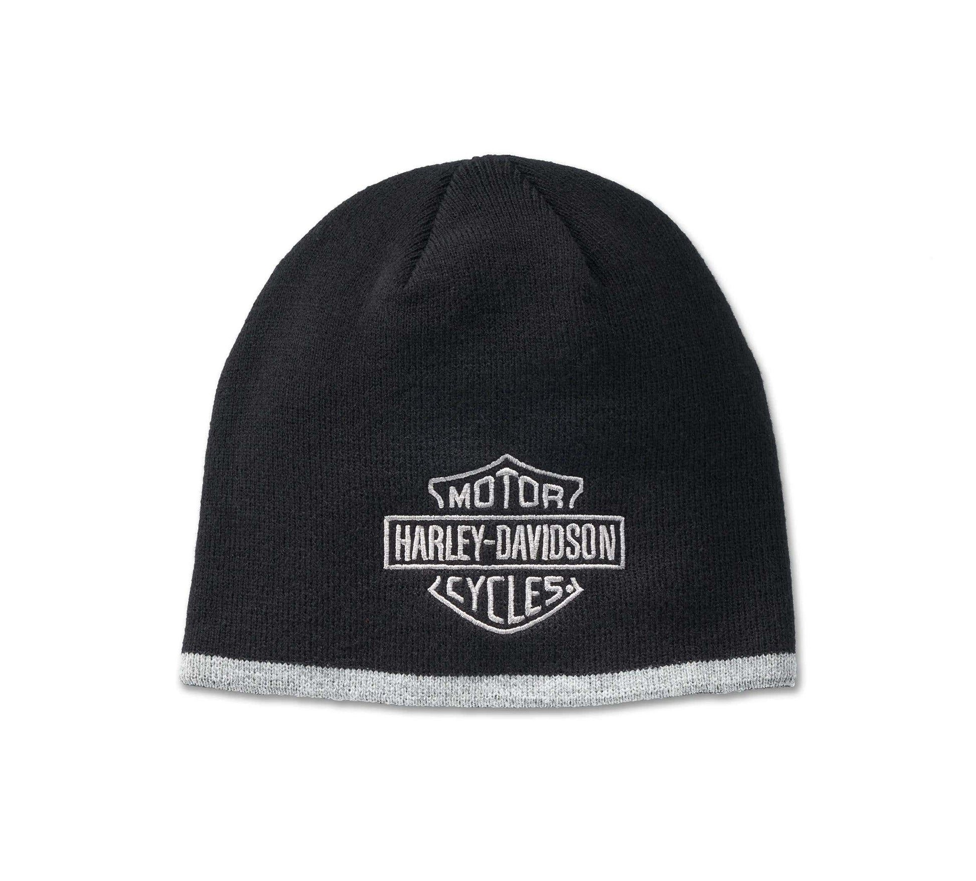 HARLEY-DAVIDSON MENS BAR & SHIELD KNIT BEANIE