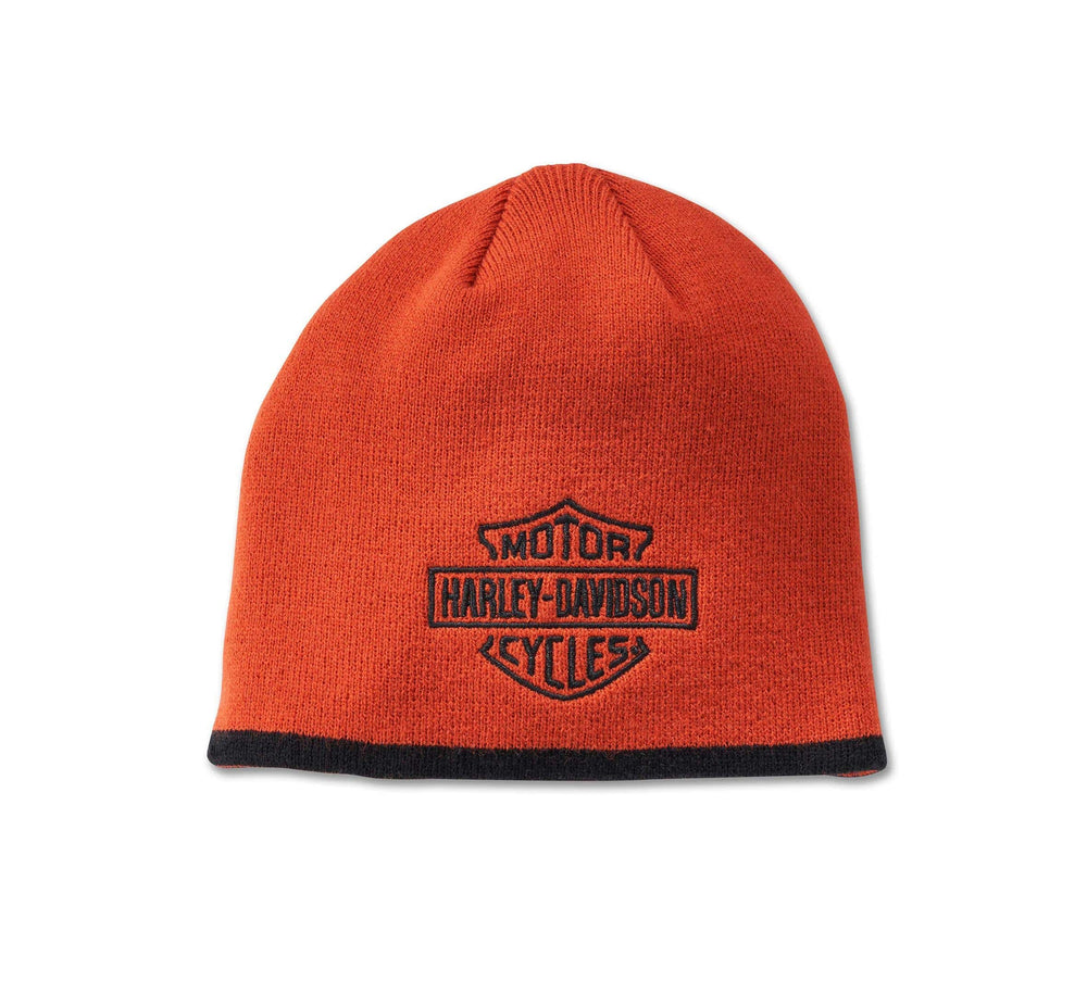 HARLEY-DAVIDSON MENS BAR & SHIELD KNIT BEANIE