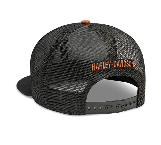 HARLEY-DAVIDSON MENS STRIPE AND LOGO 9FIFTY CAP