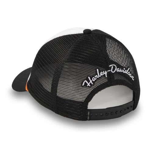 HARLEY-DAVIDSON WOMENS SCRIPT TRUCKER CAP