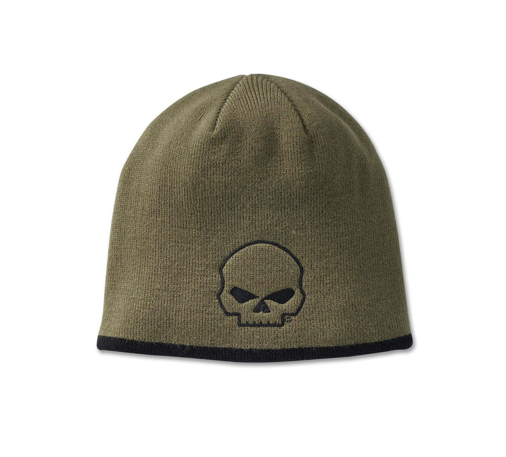HARLEY-DAVIDSON MENS WILLIE G  SKULL KNIT BEANIE