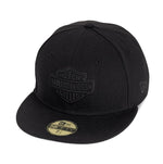 HARLEY-DAVIDSON MENS TONAL BAR & SHIELD LOGO 59FIFTY CAP