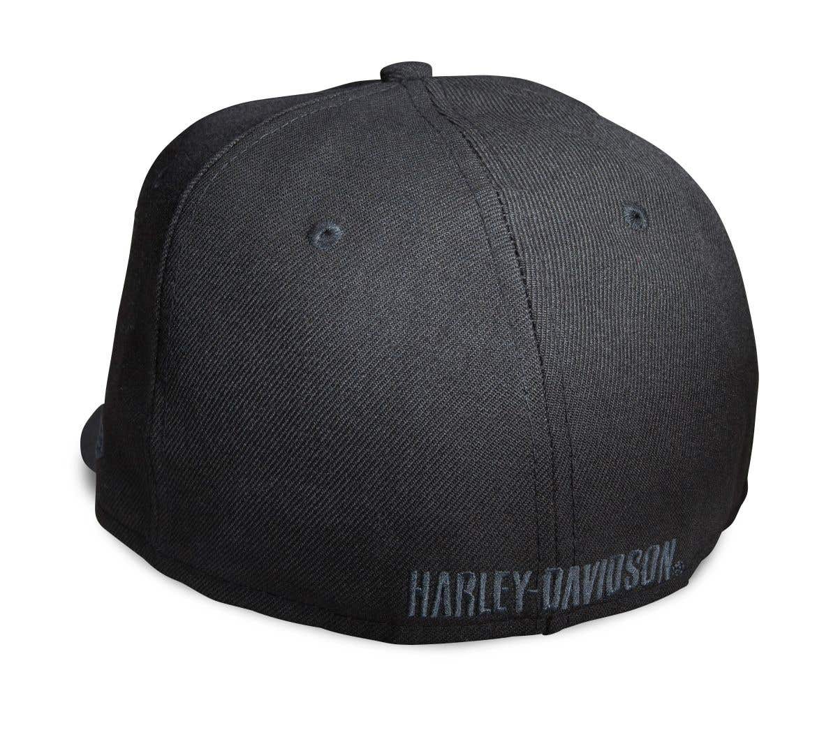 HARLEY-DAVIDSON MENS TONAL BAR & SHIELD LOGO 59FIFTY CAP