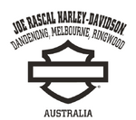 Joe Rascal X Harley-Davidson Black Bar and Shield Hoodie - With Orange Logo