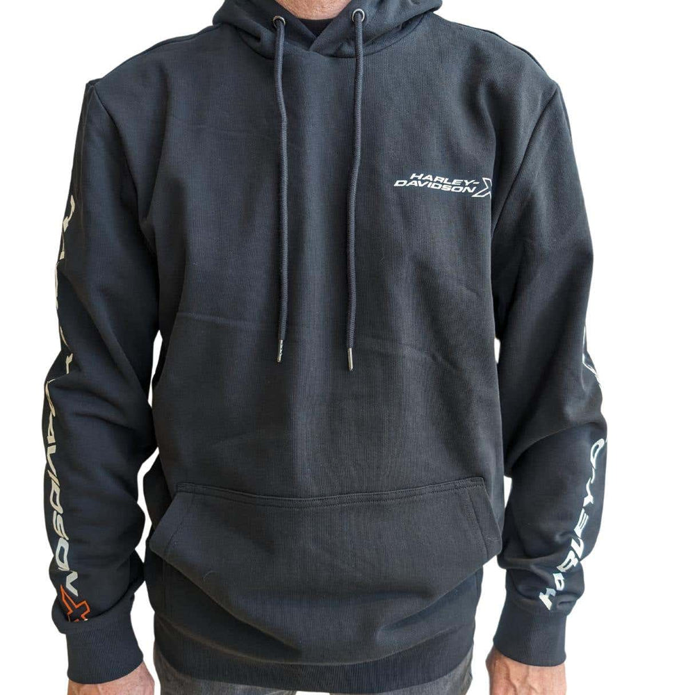 HARLEY-DAVIDSON MENS PRINTED ARM X HOODIE