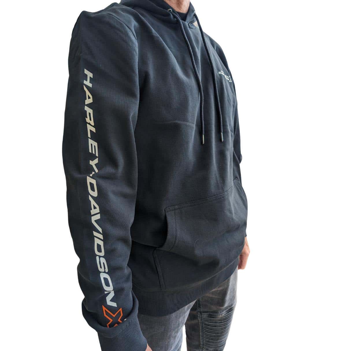 HARLEY-DAVIDSON MENS PRINTED ARM X HOODIE