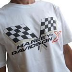 HARLEY-DAVIDSON MENS FLAG PRINT X T-SHIRT