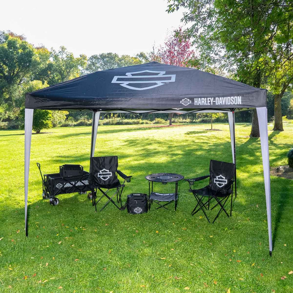 Harley-Davidson Open Bar & Shield Folding Chair