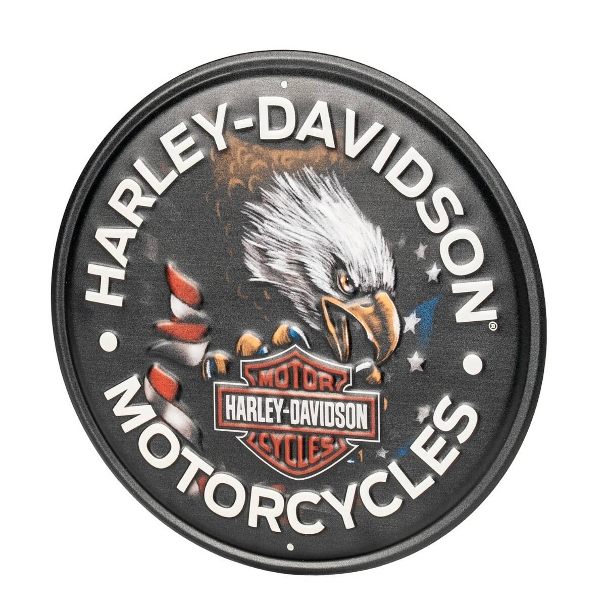 Harley-Davidson Patriotic Eagle Metal Sign