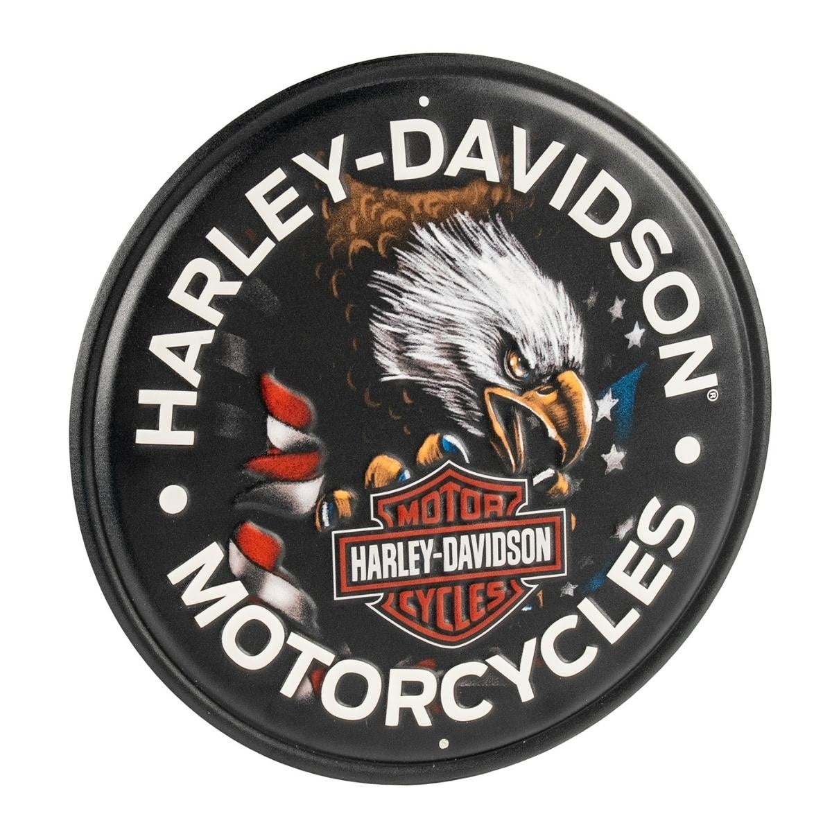 Harley-Davidson Patriotic Eagle Metal Sign
