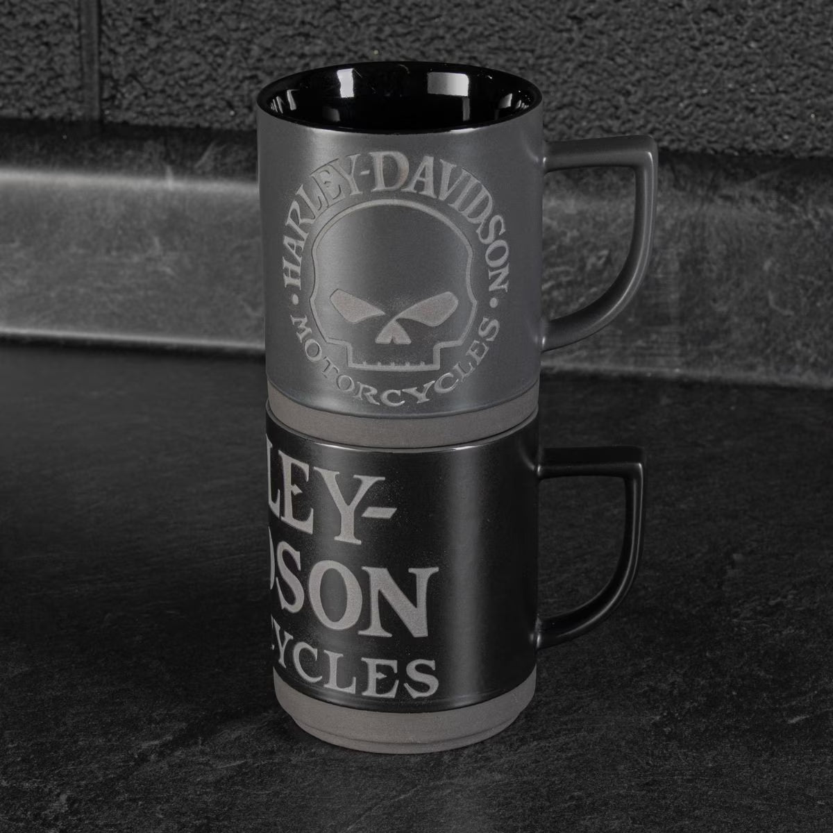 Harley-Davidson Willie G. Skull Mug Set
