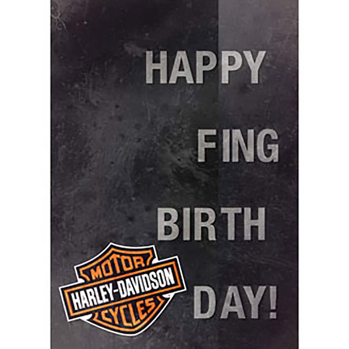 Harley-Davidson Happy F-Ing Birthday Card