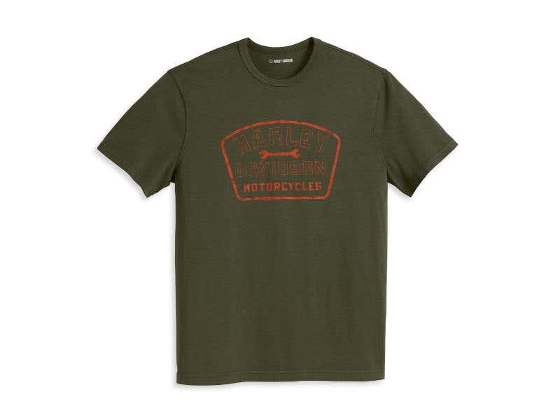 HARLEY-DAVIDSON MENS MENS WRENCH CREW TEE - SLIM FIT