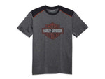 HARLEY-DAVIDSON MENS MENS BAR & SHIELD PERFORMANCE TEE - BLACK BEAUTY