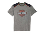 HARLEY-DAVIDSON MENS MENS BAR & SHIELD PERFORMANCE TEE - GRAPE LEAF - SLIM FIT