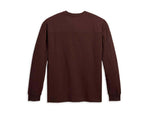 HARLEY-DAVIDSON MENS MENS RALLY RACER HENLEY - JAVA