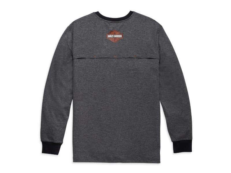 HARLEY-DAVIDSON MENS MENS HARLEY PERFORMANCE TEE - BLACK BEAUTY - SLIM FIT