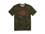 HARLEY-DAVIDSON MENS HARLEY-DAVIDSON MENS BAR & SHIELD CAMO T-SHIRT