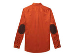 HARLEY-DAVIDSON MENS BAR & SHIELD CORDUROY - ORANGE