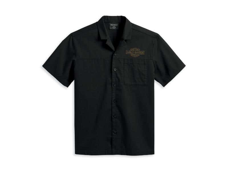 HARLEY-DAVIDSON MENS MENS WRENCH CREW SHIRT - BLACK BEAUTY