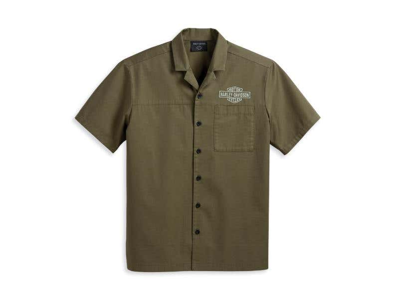 HARLEY-DAVIDSON MENS MENS WRENCH CREW SHIRT - GRAPE LEAF