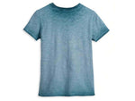 HARLEY-DAVIDSON WOMENS WOMENS TREAD SETTER TEE - BLUE