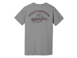 HARLEY-DAVIDSON MENS MENS WINGED TEE - SLIM FIT