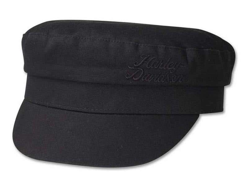 HARLEY-DAVIDSON WOMENS WOMENS HIGH SPIRITS FITTED OFFICER CAP