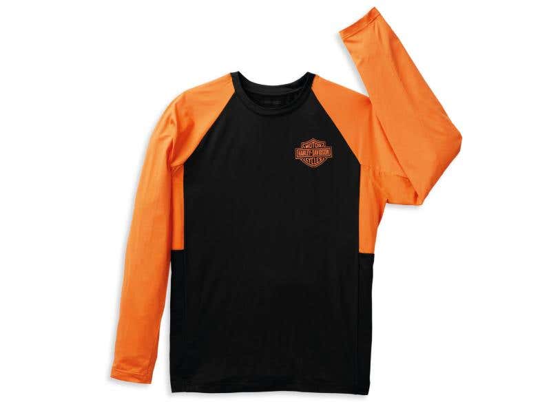 HARLEY-DAVIDSON MENS MENS PERFORMANCE BAR & SHIELD TEE