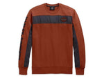 HARLEY-DAVIDSON MENS MENS COPPERBLOCK STRIPE LONG SLEEVE SHIRT