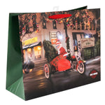 Harley-Davidson Biker Santa Gift Bag – Large Christmas Gift Bag