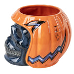 Harley-Davidson® Skull O'Lantern Candy Dish – Pumpkin Helmet Edition