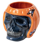 Harley-Davidson® Skull O'Lantern Candy Dish – Pumpkin Helmet Edition