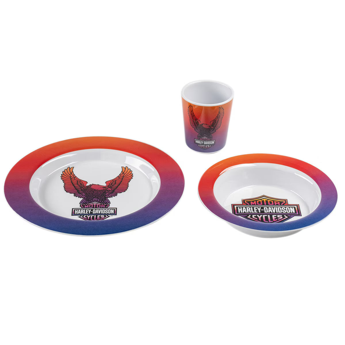 Harley-Davidson Kid's Cup & Plate Set