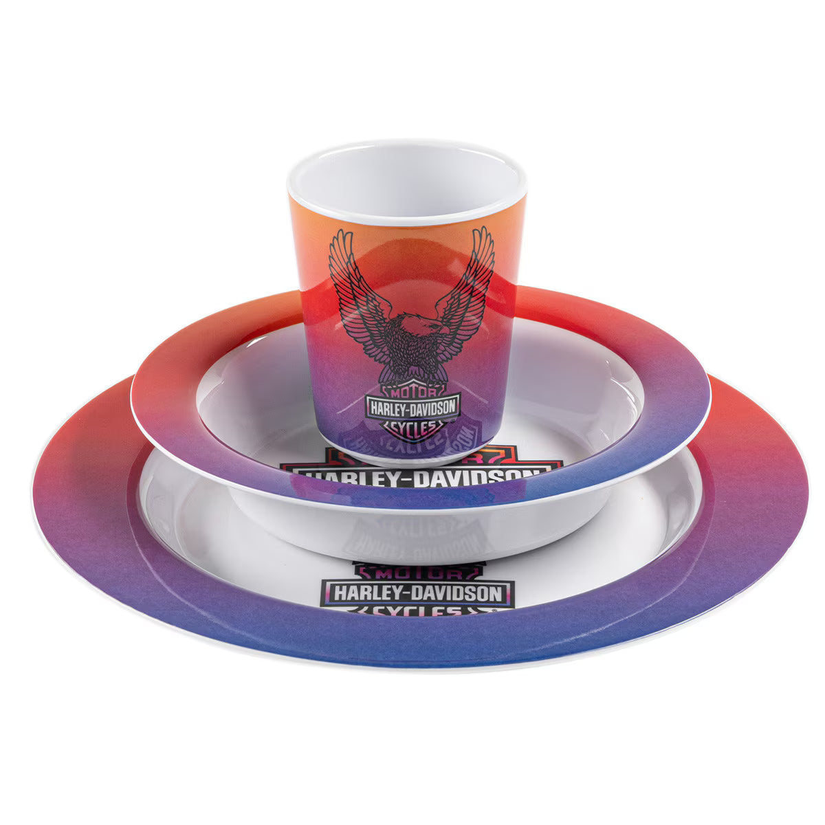 Harley-Davidson Kid's Cup & Plate Set