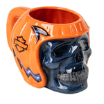 Harley-Davidson® Skull Mug – Pumpkin Helmet Edition