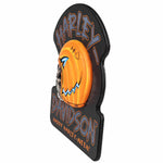 Harley-Davidson® Skull Pub Sign – Pumpkin Helmet Edition