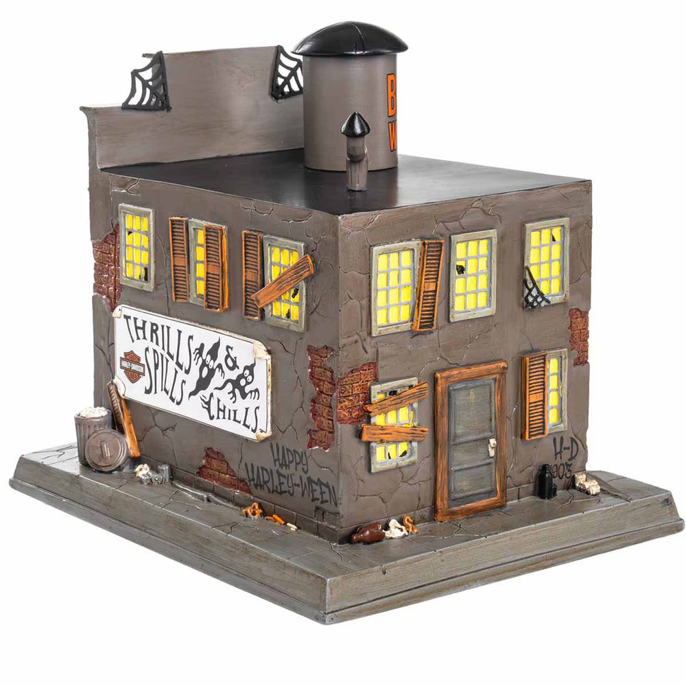 Harley-Davidson Haunted Light-Up Dealership Figurine