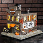 Harley-Davidson Haunted Light-Up Dealership Figurine