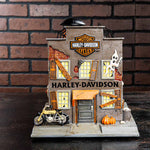 Harley-Davidson Haunted Light-Up Dealership Figurine