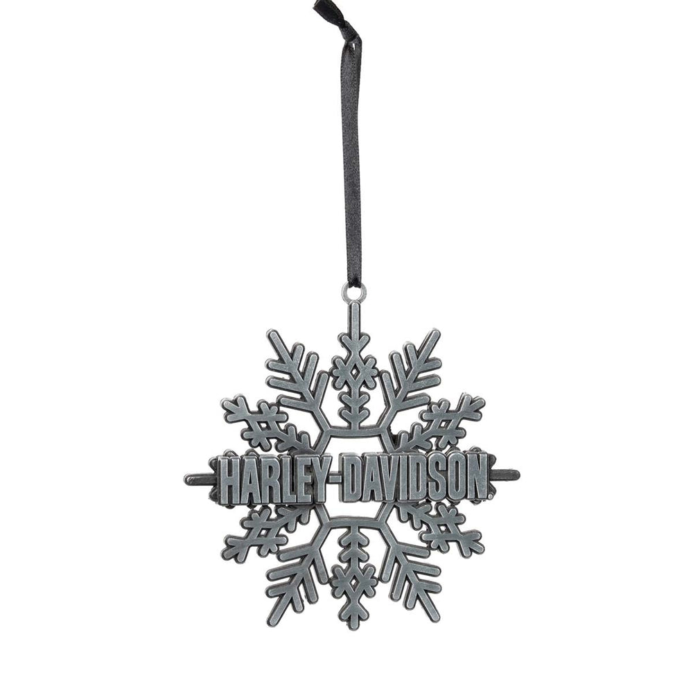 Harley-Davidson Snowflake Pewter Ornament FBHDX-99417 Harley-Davidson Christmas collectable