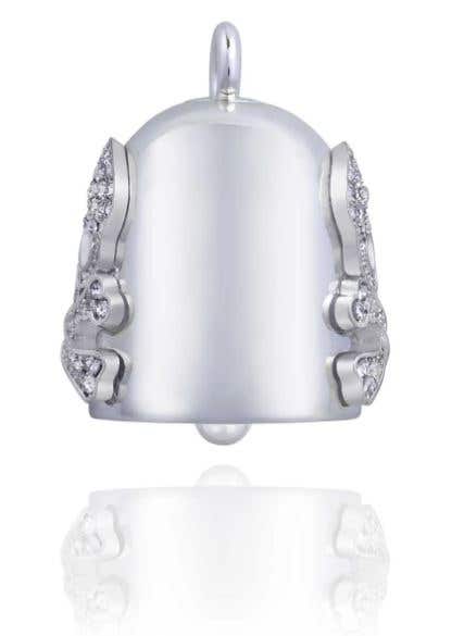 STEEL HORSE JEWELRY BLING SKULL & CROSSBONES ROAD BELL