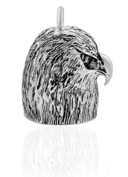 STEEL HORSE JEWELRY EAGLE HEAD ROAD BELL