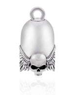 STEEL HORSE JEWELRY SKULL AND WINGS ROAD BELL
