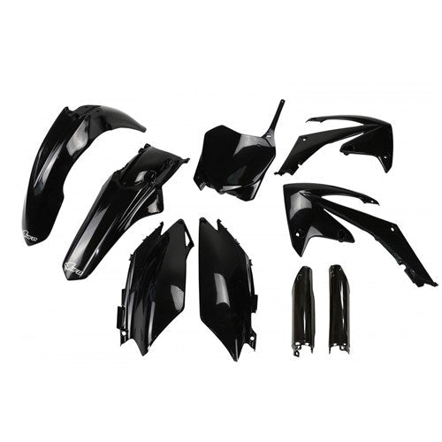 UFO HONDA FULL PLASTICS KIT CRF250 11-13/450R 11-12 BLK (WAS HOKIT114E001)
