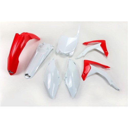 UFO HONDA PLASTICS KITCRF250R 14-17/CRF450R 13-16  WHT (USE HOKIT116FE041) #